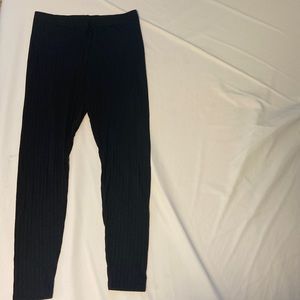 Black, medium sized leggings (semi-see through just as an FYI)